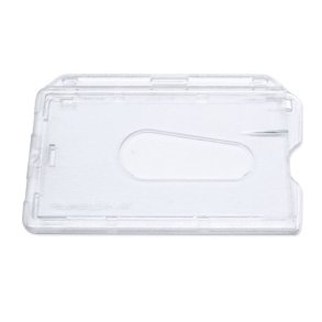 Kortholder klar plast, vandret