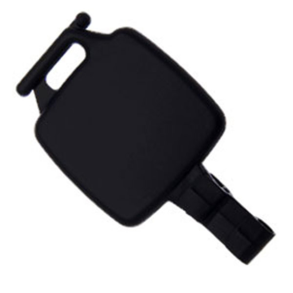 Yoyo i sort plast med bred krog